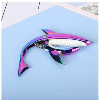 Kim Loại Cá Mập Đàn Guitar Capo Hợp Kim Kẽm Chất Lượng Cao Thay Đổi Nhanh Kẹp Bass Guitar Cầu Đàn Guitar Dây Nhạc Cụ Phụ Kiện