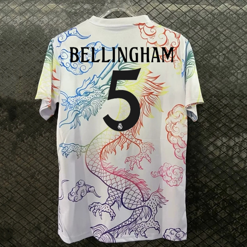 Áo bóng đá Real Madrid phiên bản đặc biệt cho MBAPE và BELLINGHAM - Phù hợp mọi kích cỡ từ trẻ em đến người lớn