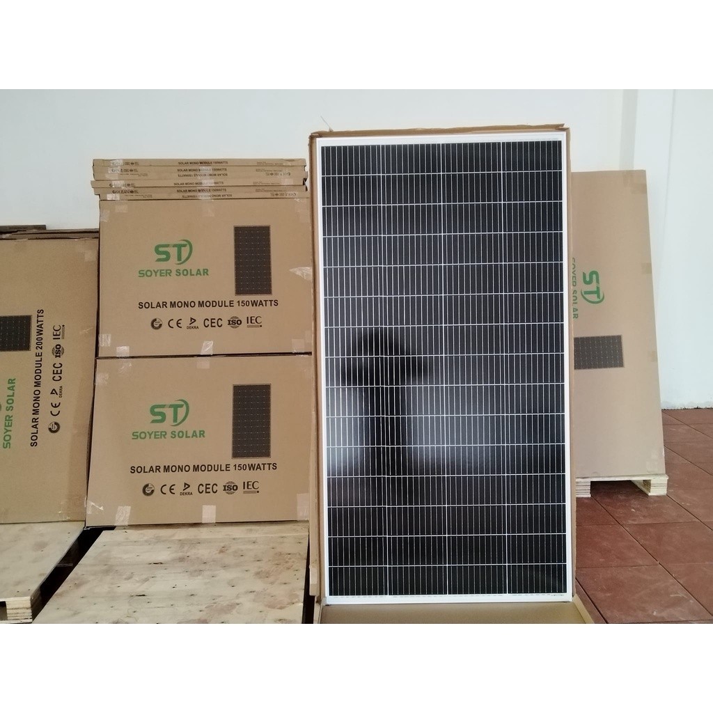 Product image Tấm pin mặt trời Mono 300W SOYER SOLAR-HÃNG SOYER SOLAR CÔNG NGHỆ MỚI 11 BUSBARS ( TẶNG 1 BỘ JACK MC4) MỚI 100% 2