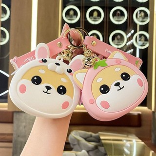 Ví đựng tiền xu JKDESIGN, Đồ trang trí treo bằng silicon Ví Mini, Túi đựng chìa khóa tai nghe quà tặng dễ thương