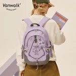 Vanwalk Cặp sách  balo đi học balo nữ balo thời trang nữ Chống trộm Nhẹ nhàng Đa ngăn nữ túi du lịch Đi học Đi du lịch Giao hàng nhanh Quà tặng miễn phí Dòng Thỏ Vũ Trụ V2554 — ảnh 5