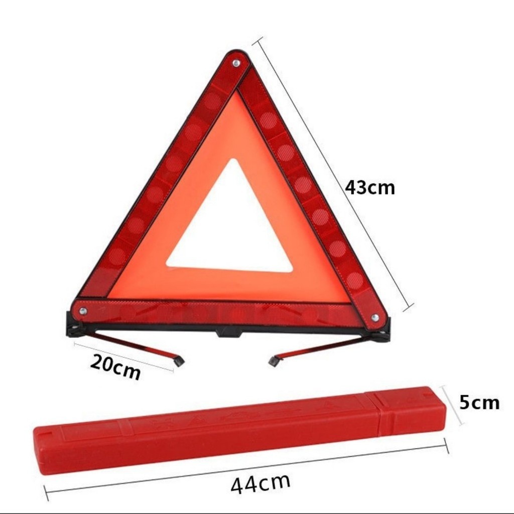 Biển Cảnh Báo Nguy Hiểm, Biển Tam Giác phản quang cảnh báo cho xe hơi gấp gọn tiện lợi FE123