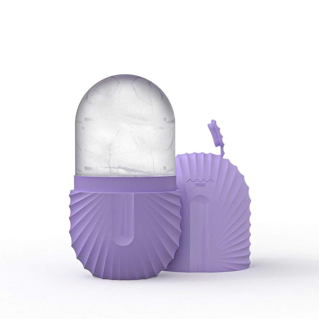 Con lăn đá mặt và mắt Làm đẹp da mặt Làm săn chắc da làm mát Ice Roller, Ice Cube Silicone Mold Dụng cụ chăm sóc da mặt có thể tái sử dụng