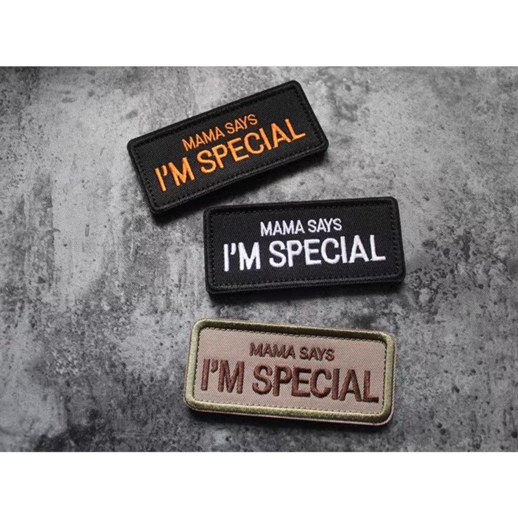 Patch_velcro I'M SPECIAL dán quần áo_ba lô _retro