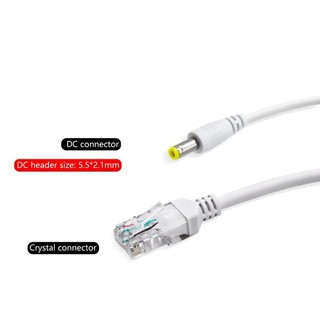 Charmantcc1 Ethernet 48V sang 12V PoE Splitter Adapter 10 100Mbps cho thiết bị mạng