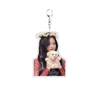 Móc khoá in hình AHYEON  idol acrylic trang trí phụ kiện treo decor