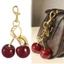 Pealike Chic Cherry Mặt dây chuyền Móc khóa Trang trí túi cá nhân cho nữ
