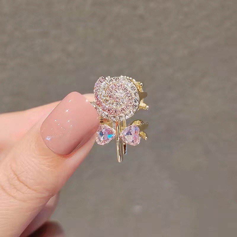 Mauropoli Hàn Quốc Kẹp Tóc Lollipop Hồng Dễ Thương, Móng Vuốt Nhỏ, Kẹp Tóc Cô Gái, Kẹp Tóc Top