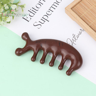 [Lostcorner] 1 Lược Massage Nhựa Kinh Tuyến Lược Da Đầu Mặt Mắt Vai Cổ Cạo Điều Trị Lược Răng Rộng Chống Tĩnh Điện [Mới]