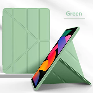 Ốp Lưng Máy Tính Bảng Thông Minh Cho Redmi Pad Pro 12.2 SE 11 Pad10.61 SE 8.7 Xiaomi Poco Pad12.1 6 5 Pro 11inch Y-Fold Stand Leather Soft Cover