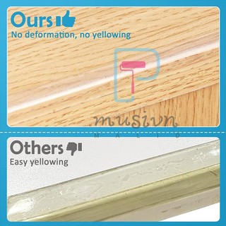 Clear Table Corner Guards Baby Proofing Corner Protector Soft Silicone Furniture Edge Bumper Strip 1m