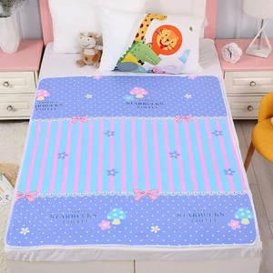 Tấm lót chống thấm cho bé, Thảm lót chống thấm 3 lớp size to cho bé 80x120CM SUNND
