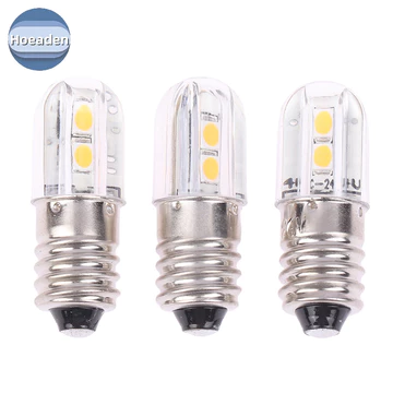 Bóng Đèn LED Hoeaden E10 6V 12V 24V Nâng Cấp 4LED Bóng Đèn Thay Thế Cho Đèn Pin Đèn Báo Đèn Pha Động Cơ Bóng Đèn LED VN