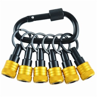 MIS 6 Cái Giá Đỡ Bit Tiện Ích Khoan Bit Giá Đỡ 1 4 Mũi Khoan Bit Móc Khóa Tua Vít Bit Giá Đỡ Cho Không Gian Chặt Tiện Ích