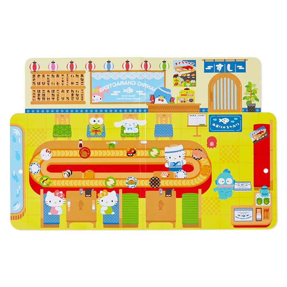 SANRIO Character Playful Sticker Set - 68 Pieces Eddy, Removable and Reusable ㅤDirect From Japan