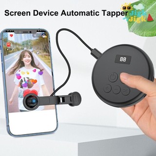 Jigk Auto Clicker cho điện thoại, Clicker màn hình thay thế nhấp chuột liên tục, Thiết bị màn hình tốc độ có thể điều chỉnh ngón tay mô phỏng Tự động phát sóng trực tiếp