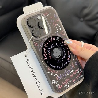Ốp điện thoại di động graffiti toàn màn hình hợp thời trang ghi âm tiếng Anh mờ dùng cho iPhone 11 11promax 12promax 12 13 14 15 promax 16promax 16 14plus 15plus 13pro vỏ bảo vệ linh hoạt chống rơi