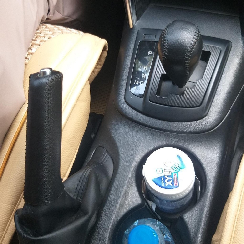 Bọc cần số- phanh tay Mazda CX5,6 AT 2014 - 2016 da nhập khẩu