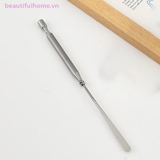 [Beautifulhome] Nail Art Eye Shadow Cream Stiring Rod Dụng cụ khuấy Gel kim loại không gỉ Thìa Pin Phụ kiện móng tay và sắc tố Dụng cụ trộn [làm đẹp]