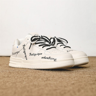 Hàng sẵn có Giày thể thao Unisex màu trắng cỡ lớn Giày thường chạy bộ thấp Huấn luyện viên ngoài trời Miễn phí vận chuyển