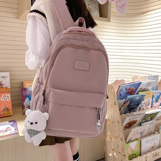Mori Style Dung Tích Lớn Trường Trung Học Và Sinh Viên Đại Học Schoolbag Nữ Đơn Giản Phù Hợp Với Phong Cách Đại Học