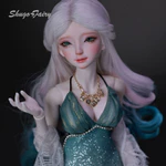 Shugafairy Xana 1 / 4 Bjd Doll Big Ngực Cầu Vồng Series Hiện Đại Phong Cách Đơn Giản Thanh Lịch Cyan Đầm Chất Lượng Cao Bóng Khớp Búp Bê — ảnh 2
