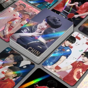 ✨Sản phẩm mới✨Satou CP Wang Chuqin Sun Yingsha Hàng hóa Cùng phong cách Đóng hộp Laser Photocard Thẻ tự in Bưu thiếp đóng hộp Thẻ lomo✨Sự kiện✨