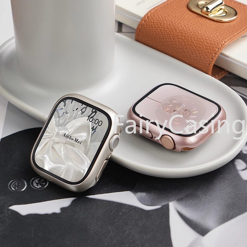 Ốp Bảo Vệ Màn Hình S11 Cho Apple Watch Cover Series 11 10 46mm 42mm 41mm 40mm 44mm 45mm Kính Cường Lực + Ốp Lưng Cho iWatch 49mm Ultra 2 9 8 7 6 5 4 SE
