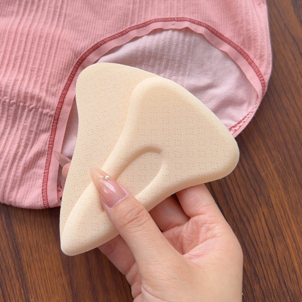 Lót đồ lót chống trượt thoáng khí - Miếng đệm Gusset Skin-Tone 12x7,5cm, vải nylon tái sử dụng cho váy và bikini, thiết kế phủ sóng toàn diện