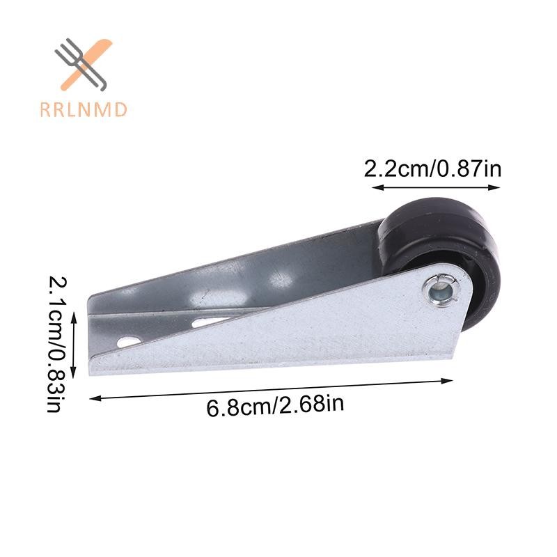 RRLNMD Nội thất im lặng Con lăn cửa hướng gắn bên Hỗ trợ bánh xe di chuyển với vít Ròng rọc thép không gỉ đa chức năng MỚI