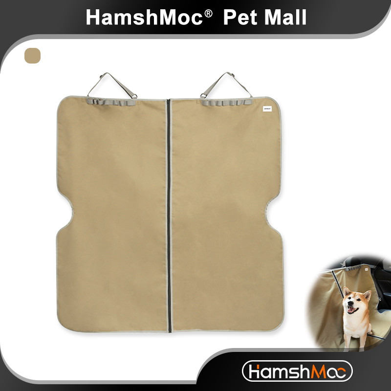 HamshMoc Không Trơn Trượt Bảo Vệ Ghế Ô Tô Khóa 2 Điểm Split & Go Thiết Kế 600D StainGuard Tech Đa Năng Phù Hợp Cho Thú Cưng Dưới 50kg