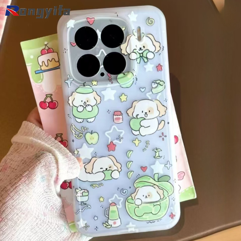 Ốp điện thoại mờ hình chú chó con dễ thương cho Meizu 21 Note 20 18 17 16 Note 16 Pro Luck 08 5G 4G Ice Fog Back Cover Vỏ điện thoại mềm chống sốc cho mèo hoạt hình