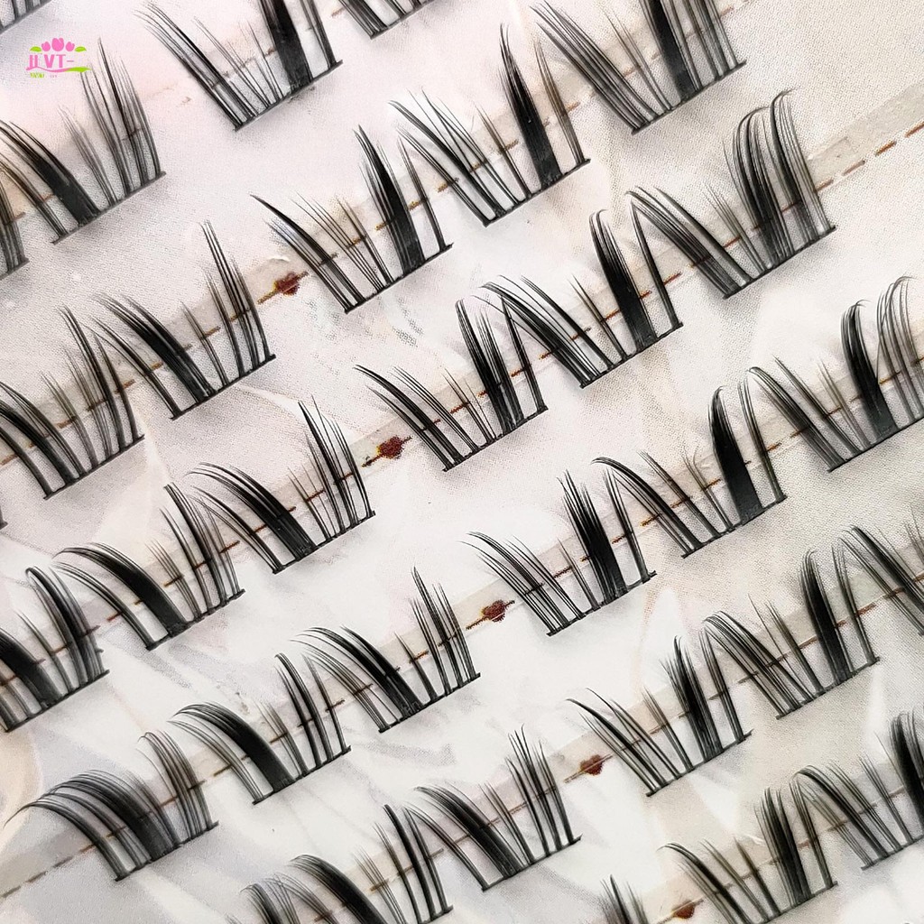 C Curl 7-13mm Cụm lông mi dày đặc Lông mi nhân tạo mềm mại để làm việc Tiệc sinh nhật và du lịch