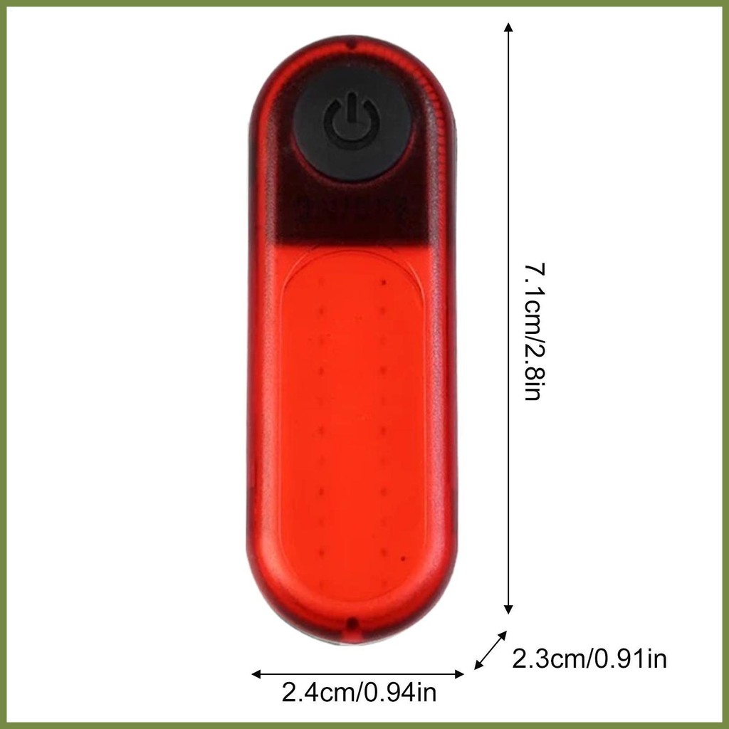 Đèn hậu xe đạp - 5 mức sáng, sạc lại được, chống nước