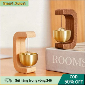 Chuông Gió Gỗ Vintage Treo Cửa – Chuông Đồng Trang Trí Nhà Cửa, Quán Cafe, Âm Thanh Vang Nhẹ Thư Giãn