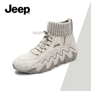 Giày bốt đến mắt cá chân bảo hộ lao động cổ điển JEEP dành cho nữ, Giày bốt thể thao thông thường thời trang ngoài trời, Giày trượt tuyết & tất