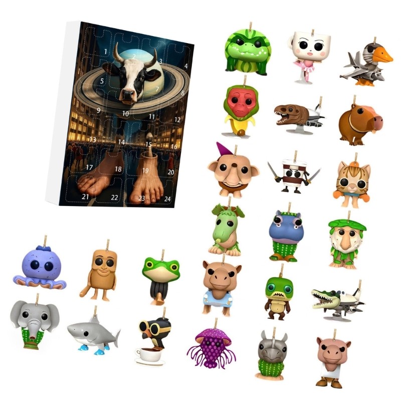 Boom Creature Acrylic Hộp Mù Bộ Sưu Tập Mặt Dây Chuyền Tương Tác Xã Hội