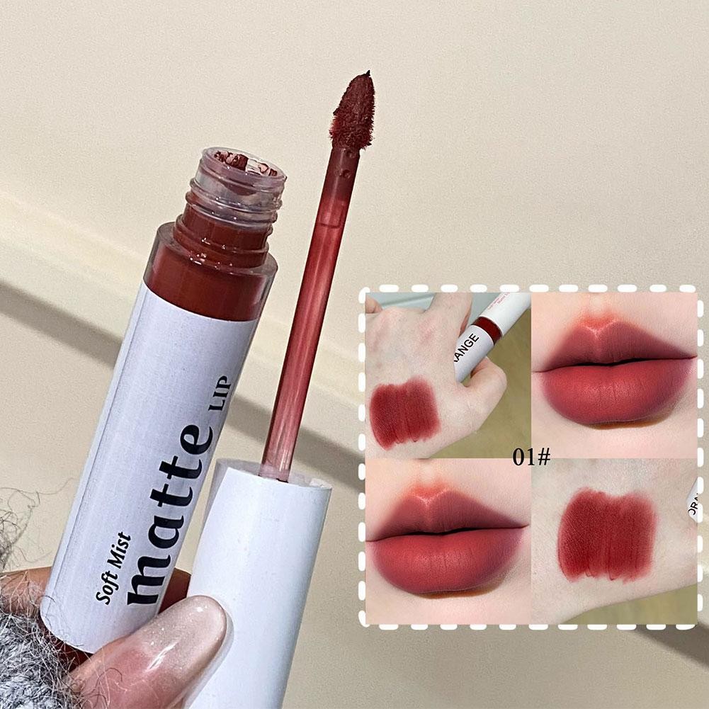 Son môi Velvet Matte Lip Glaze Trang điểm lâu trôi Gloss Cup Matte Son chống dính P8k1