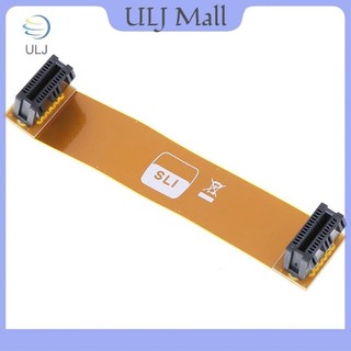 Đầu nối Card Video cáp PCI-E cầu SLI 80mm linh hoạt ULJ 1Pc.