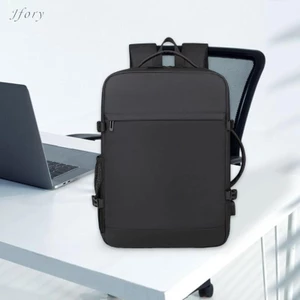 Jfory Du Lịch Laptop Ba Lô Túi Hành Lý Có Cổng Sạc USB Đa Năng Chống Mài Mòn Túi Máy Tính Cho Văn Phòng Máy Bay Nam