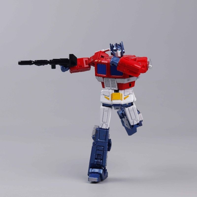 PT01A Trụ Cột Nhỏ Optimus Prime Dark Commander Mirror Purple Commander Set Optimus Prime Đồ Chơi Biến Dạng
