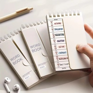 Sách ghi nhớ từ vựng bỏ túi MEGOCE, Hỗ trợ học tập Dễ dàng mang theo Hỗ trợ học tập tiếng Anh, Sách lập kế hoạch cá nhân hóa bằng tiếng Anh Mini