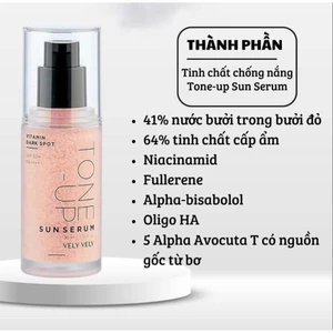 TINH CHẤT CHỐNG NẮNG VELY VELY 30ML