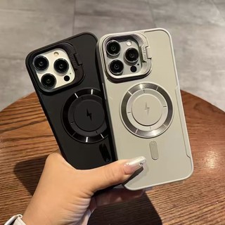 Ốp Điện Thoại Từ Tính Sang Trọng Màu Trơn Silicon Mềm Ốp lưng Cho iPhone 16 15 14 13 12 11 Pro Max 14 15 Plus Ốp Lưng Chống Sốc