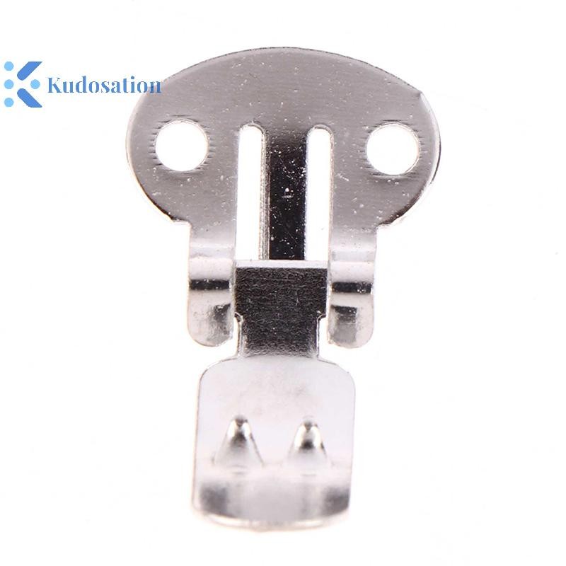 Kudosation 10 Chiếc Thép Không Gỉ Hoa Giày Kẹp Trang Trí Trên Phát Hiện DIY Thủ Công Khóa