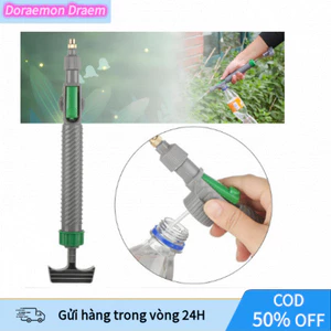 【COD】Đầu Phun Tưới Cây Gắn Chai Nước – Máy Xịt Áp Suất Cầm Tay Phun Sương Vườn Rau