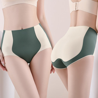 『 Brelira 』 Quần Lót Liền Mạch Cao Cấp Cotton Nguyên Chất Đáy Đá Lụa Thoáng Khí Nâng Hông Kiểm Soát Bụng ​​Quần lót​​