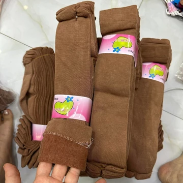 Tất Vớ Nhung Siêu Êm chân chống nắng,vớ thái ủ kem siêu êm trắng mịn Menswear Tất Sọc Thun tất da vớ chân tất da