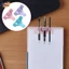 3 Miếng Đựng Bút Có Kẹp Kim Loại Với Lò Xo Bút Chì Tổ Chức Ngang Nhỏ Gọn Chắc Chắn Ba Lỗ Cho Notebook Bác Sĩ