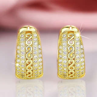 Bông Tai Zircon Bạc S925 Thiết Kế Đơn Giản, Phù Hợp Làm Quà Tặng Cho Nữ Sinh Viên